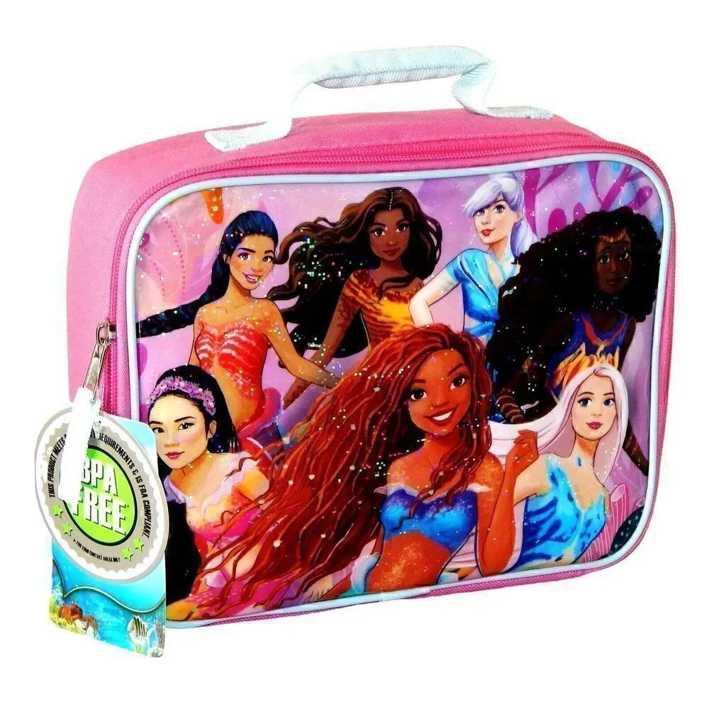 LITTLE MERMAID DISNEY PRINCESS BPA-Free Insulated Lunch Tote Box